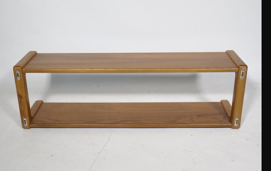 Image 1 of Mid Century Teakhouten Wandplank van Poul Cadovius voor Cado, 1970