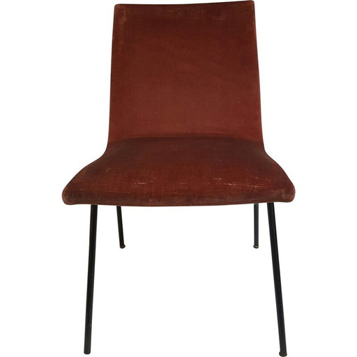 TV-fauteuil in metaal en stof, Pierre PAULIN - 1954