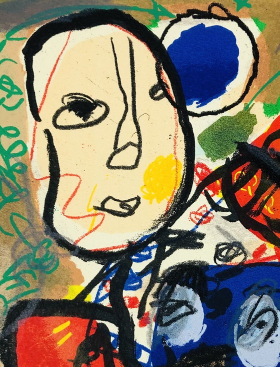 Image 1 of Kees Salentijn - Zeefdruk Persoon