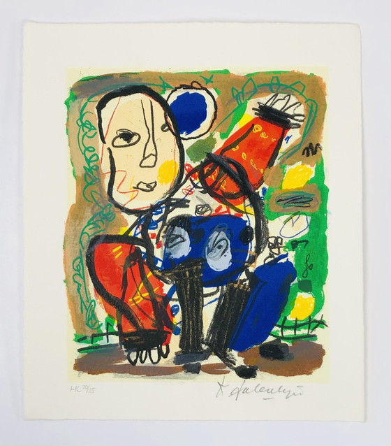 Image 1 of Kees Salentijn - Zeefdruk Persoon