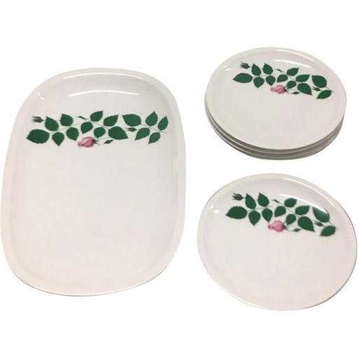 Vintage dessertset model 23 voor Arzberg, 1970