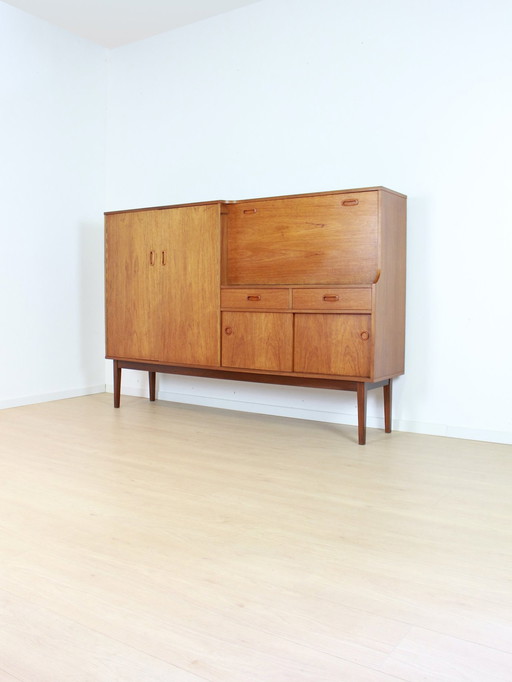 Vintage Teak Highboard