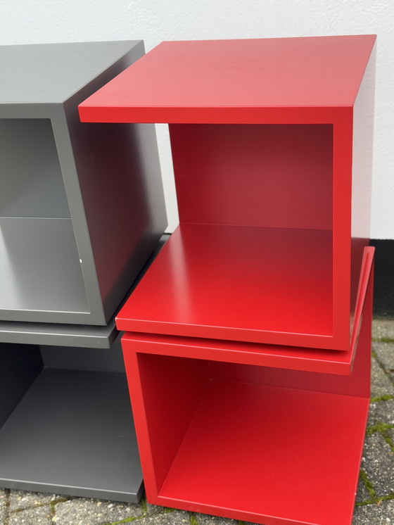 Image 1 of Set van 4 modulaire tafels of rekken