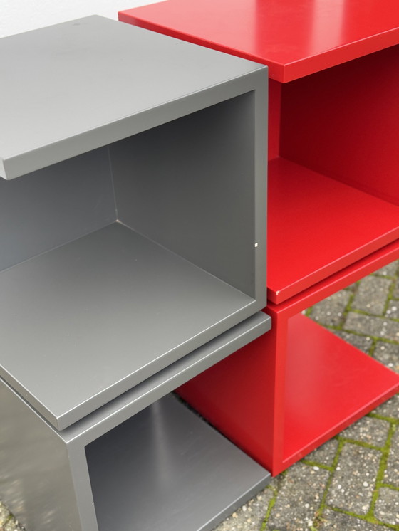 Image 1 of Set van 4 modulaire tafels of rekken