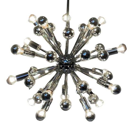 Image 1 of Vintage Spoetnik XL kroonluchter