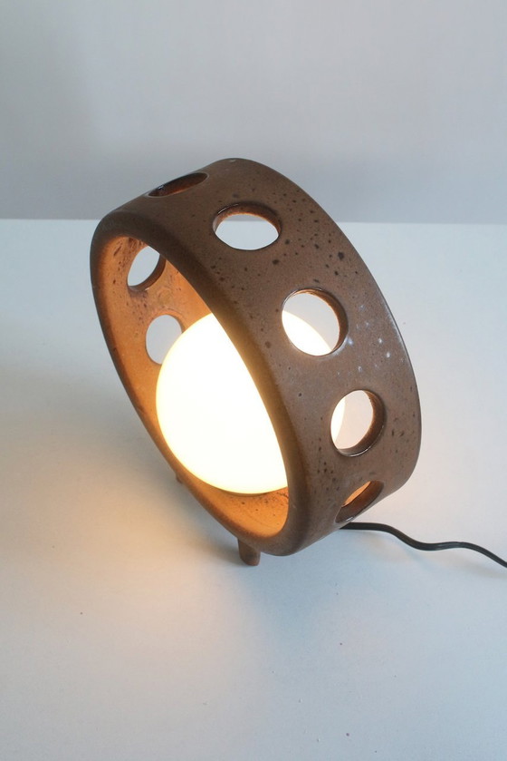 Image 1 of Primitieve Terracotta Lamp