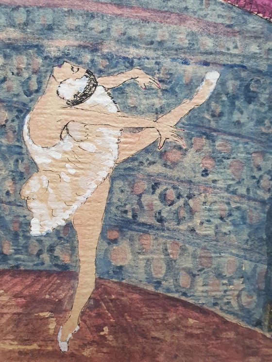 Image 1 of Antwerpse Artist G.Ph. Cousin Leerling Fl. Jespers Ballerina