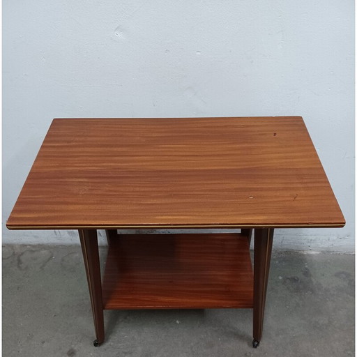 Vintage houten serveerwagen