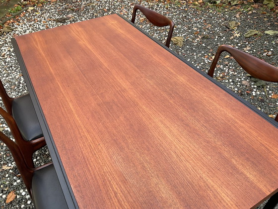 Image 1 of Cees Braakman Tu 11 Tafel  4 X Kai Lynfeldt Larsen Stoelen