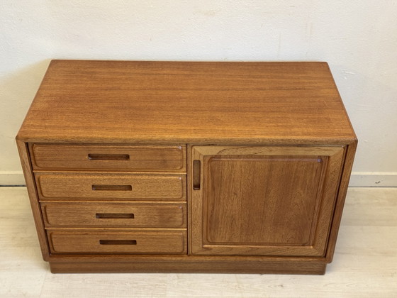 Image 1 of Vintage Midcentury Deens Ladenkastje Teak Jaren 60