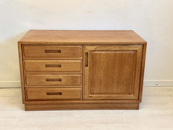 Image 1 of Vintage Midcentury Deens Ladenkastje Teak Jaren 60