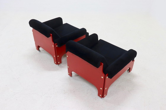 Image 1 of Vintage Jan Pieter Berghoef voor 't Spectrum SZ85 Loungestoel