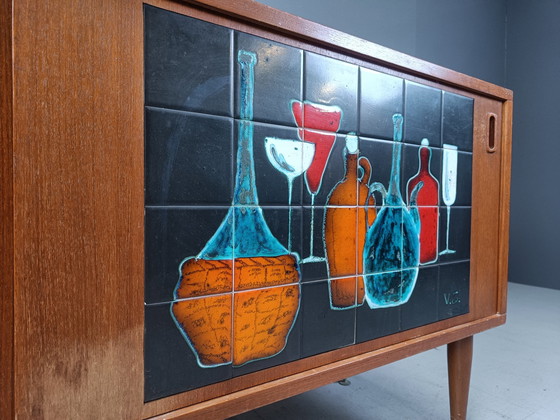 Image 1 of Mid Century Belgisch Dressoir, 1960S