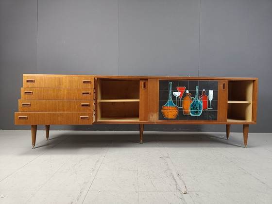 Image 1 of Mid Century Belgisch Dressoir, 1960S