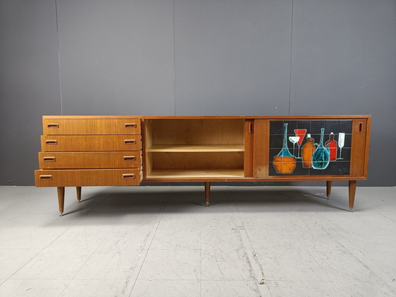 Image 1 of Mid Century Belgisch Dressoir, 1960S