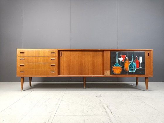 Image 1 of Mid Century Belgisch Dressoir, 1960S