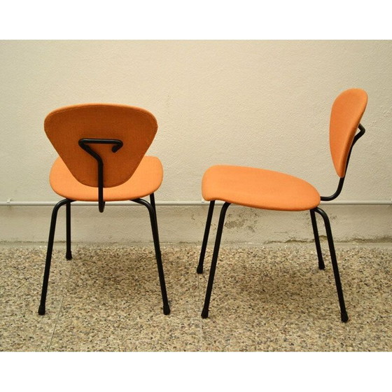 Image 1 of Paar vintage stoelen van Campo e Graffi voor ISA Bergamo, 1950