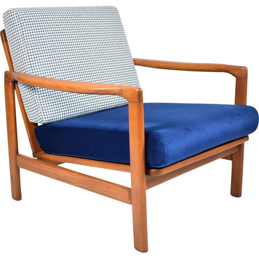 Vintage fauteuil van Zenon Bączyk, Denemarken 1960