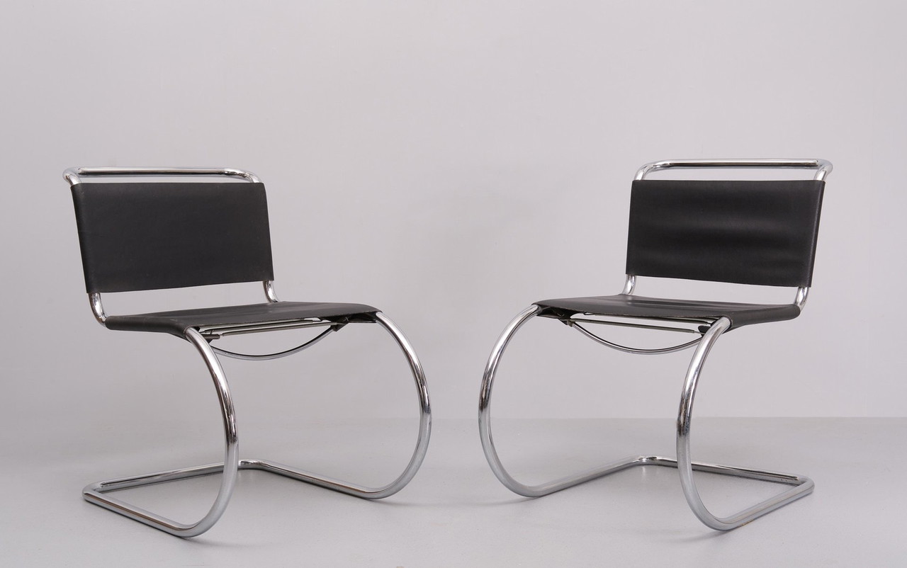 2x Ludwig Mies van der Rohe MR10 stoelen | €1,500 | Whoppah