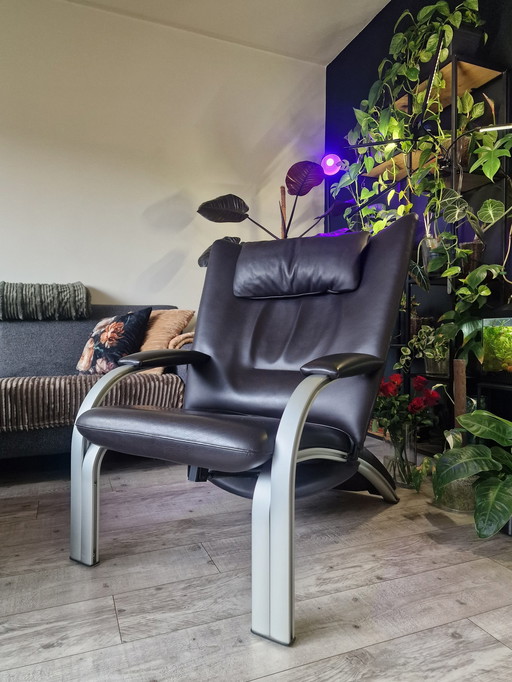 Vintage Wk Wohnen Spot 698 Lederen Design Fauteuil