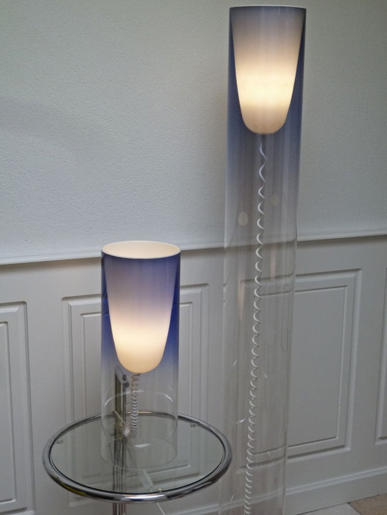 Image 1 of Kartell Toobe staande vloerlamp blauw | Ferruccio Laviani | 2007