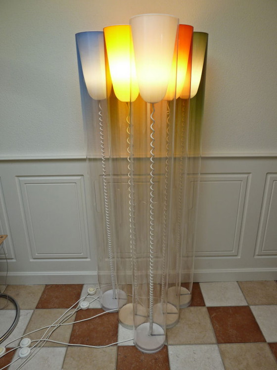 Image 1 of Kartell Toobe staande vloerlamp blauw | Ferruccio Laviani | 2007