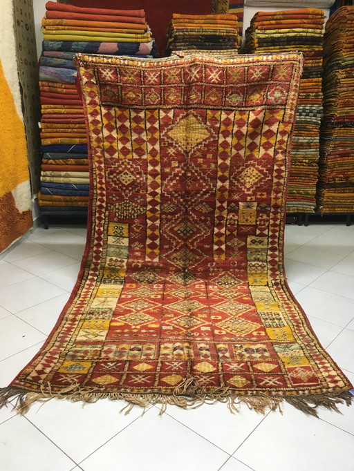 Oud Berber Zemmour Vloerkleed 3m06 x 1m65