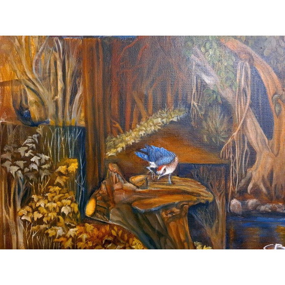 Image 1 of Exotisch vintage schilderij