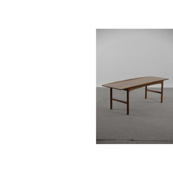 Image 1 of Scandinavische teakhouten salontafel, Denemarken 1950