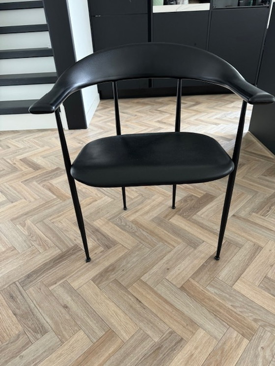 Image 1 of MDF Italia Lim tafel en 6x Fasem stoelen