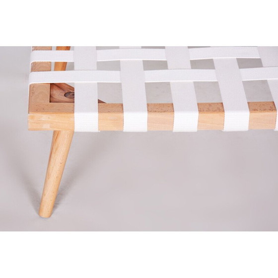 Image 1 of Vintage wit daybed van Jan Vanek Cheslong, 1950