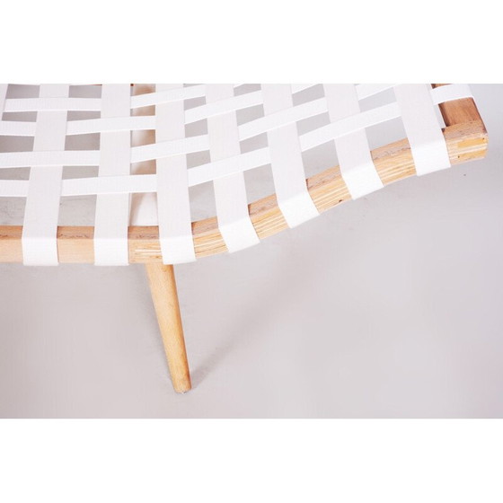 Image 1 of Vintage wit daybed van Jan Vanek Cheslong, 1950