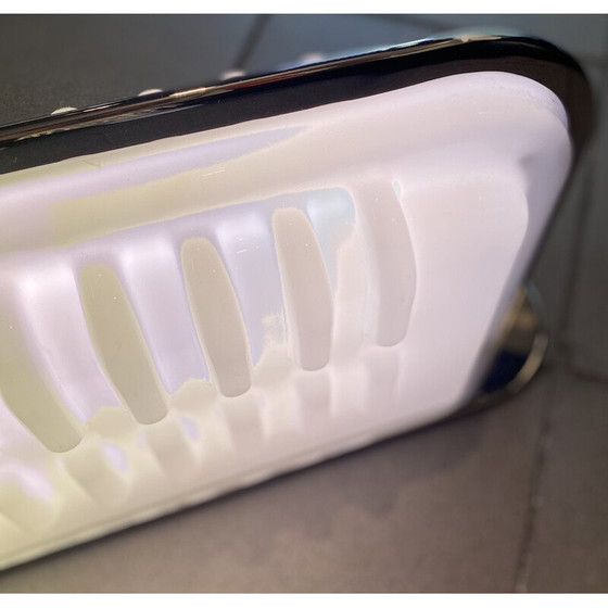 Image 1 of Paar vintage lampen "Elledue glasvezel" van Ettore Sottsass voor Poltronova, 1970