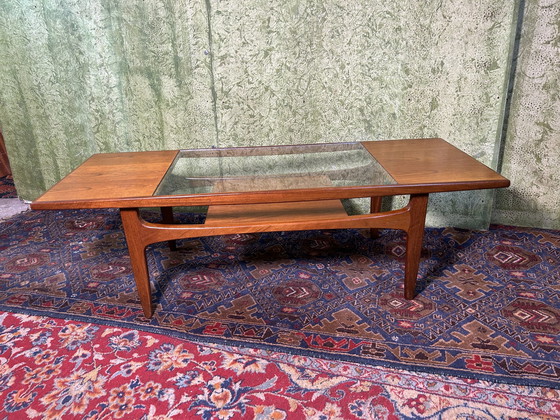 Image 1 of Mid century retro vintage teak Fresco Salontafel "MAD Men" 1960