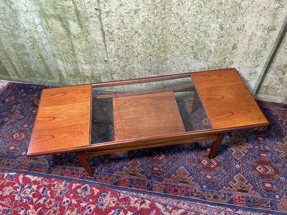 Image 1 of Mid century retro vintage teak Fresco Salontafel "MAD Men" 1960