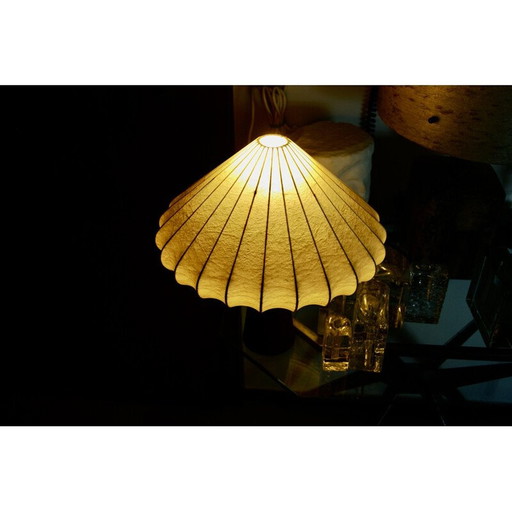 Vintage mahoniehouten cocon lamp van Achille Castiglioni, Italië 1960