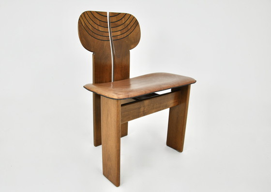 Image 1 of 4x Maxalto Africa eetkamerstoelen van Afra & Tobia Scarpa