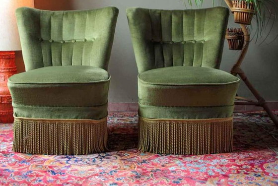 Image 1 of 2x Vintage cocktail zeteltjes