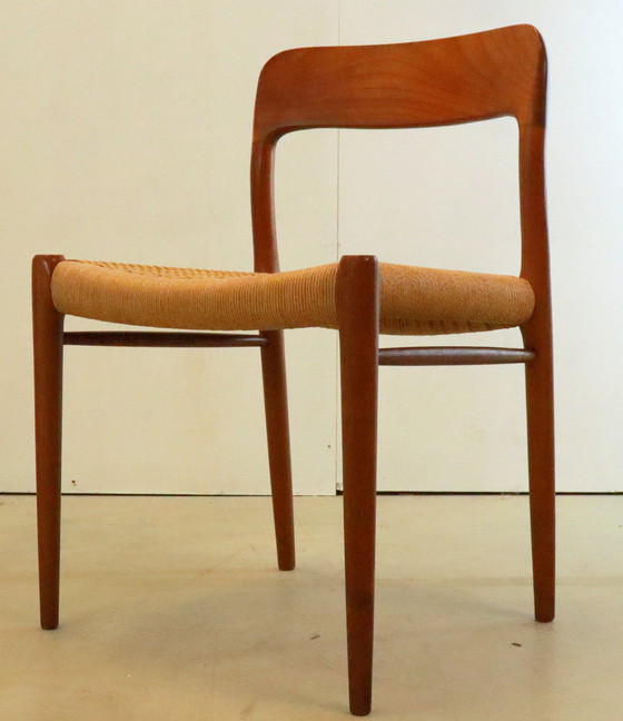 Image 1 of 4x Niels O Möller model 77 eetkamerstoelen