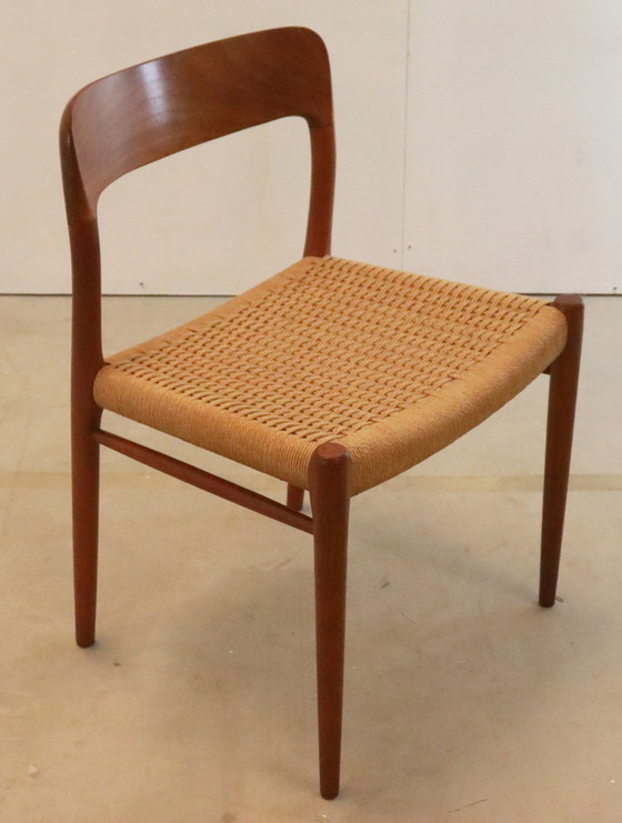 Image 1 of 4x Niels O Möller model 77 eetkamerstoelen