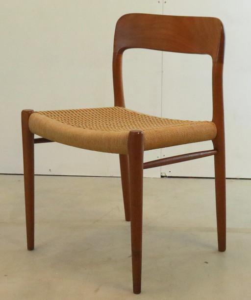 4x Niels O Möller model 77 eetkamerstoelen