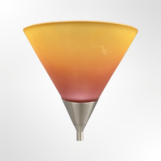 Image 1 of Glazen vintage tafellamp