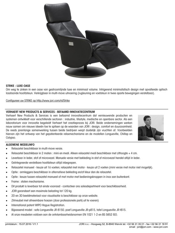 Image 1 of Jori Strike relaxfauteuil multi move