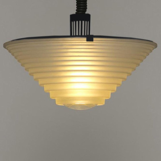 Image 1 of Jaren 70 Artemide "Egina 38" hanglamp van Angelo Mangiarotti. Gemaakt in Italië