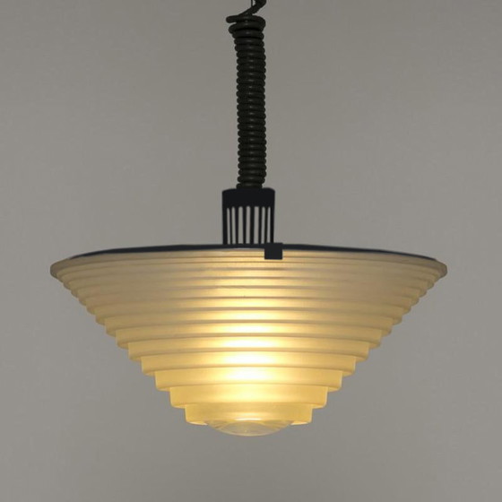 Image 1 of Jaren 70 Artemide "Egina 38" hanglamp van Angelo Mangiarotti. Gemaakt in Italië