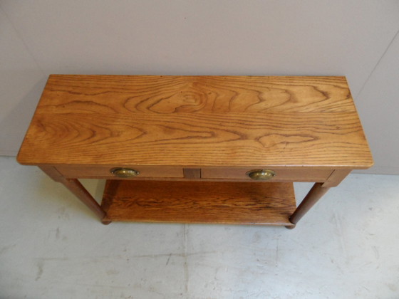 Image 1 of Antiek eiken sidetable