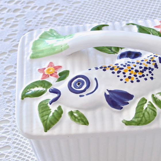 Image 1 of Grote 1960 Collectie Majolica Schramberger Terrine