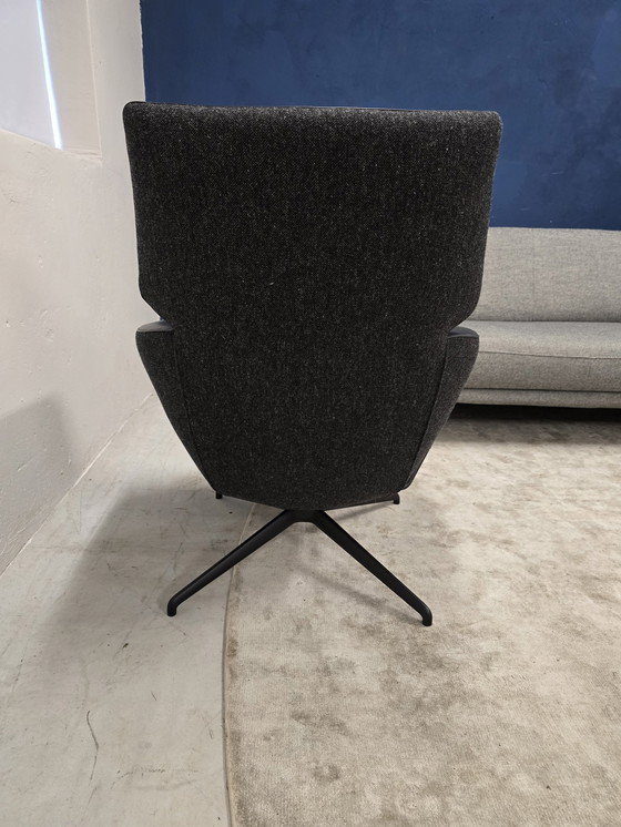 Image 1 of Leolux Bellice 3.5 Zits Bank + Leolux Lloyd Fauteuil