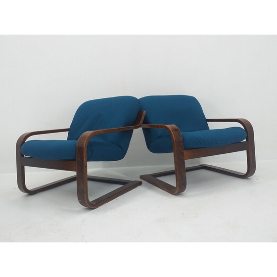 Image 1 of Paar Mid Century Lounge fauteuils Westnofa, Noorwegen 1970
