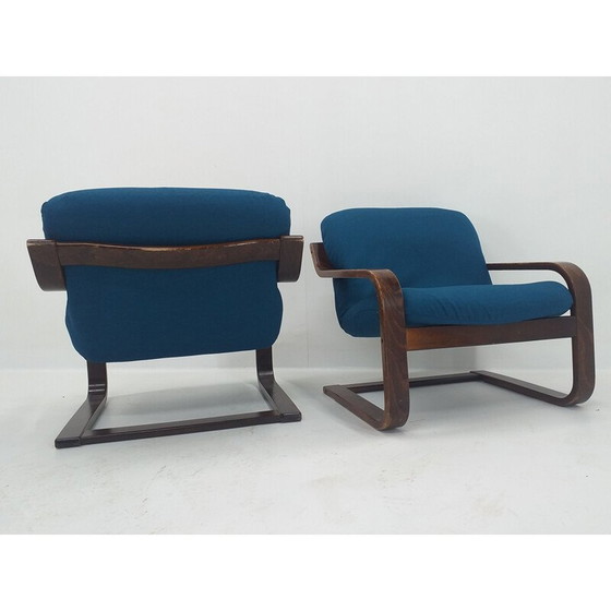 Image 1 of Paar Mid Century Lounge fauteuils Westnofa, Noorwegen 1970
